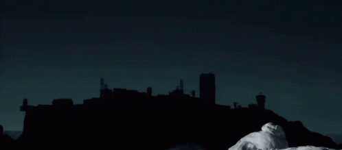 Nuke It From Orbit Night Explosion GIF