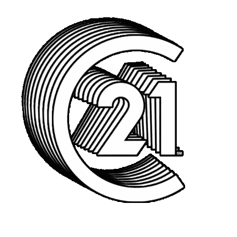 Number 21 Inside Circle