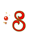Number 8 With Balls and Hearts