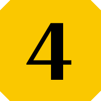 Number Four Animation GIF