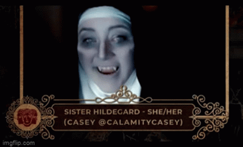 Nun Saying I Will Spank You If I Have To GIF
