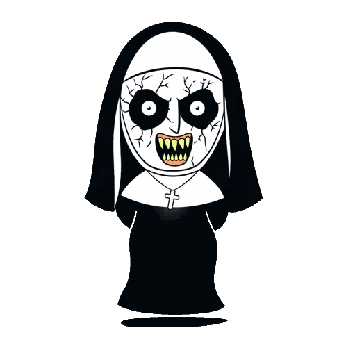 Nun With Glowing Eyes