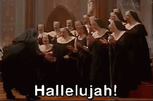 Nuns Singing Hallelujah in Church