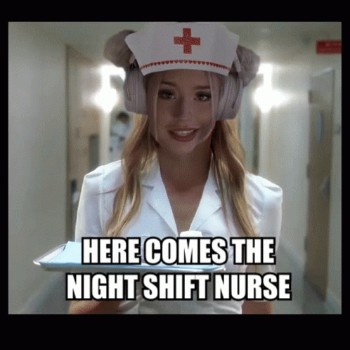 Nurse Blowing Bubble