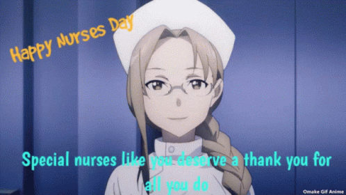 Nurse Saying Happy Nurses Day