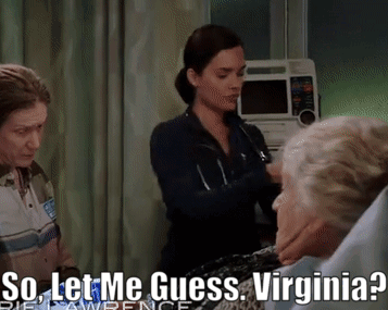 Nurse Talking to Elderly Woman So Let Me Guess Virginia