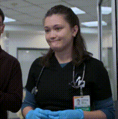 Nurse Wearing Doctor Name Tag