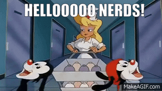 Nurse with Eggs Saying Hellooooo Nerds