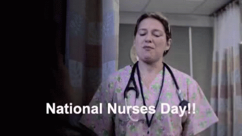 Nurse with Stethoscope Celebrating Nurses Day