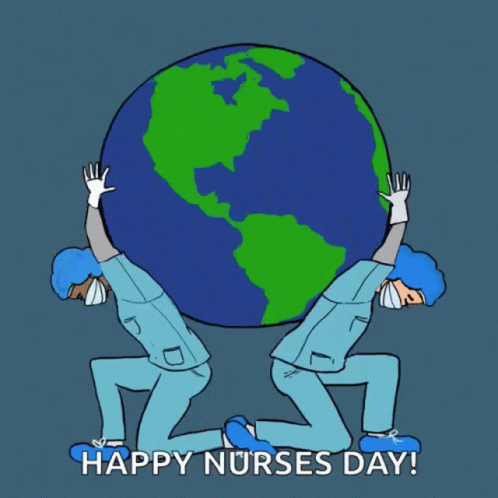 Nurses Carrying Earth Happy Nurses Day GIF