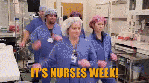 Nurses Dancing During Nurses Week