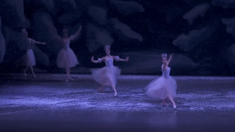 Nutcracker Ballet Dancers Pirouette GIF