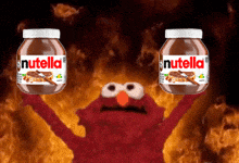 Nutella Fire Helfire Nutella Gif GIF