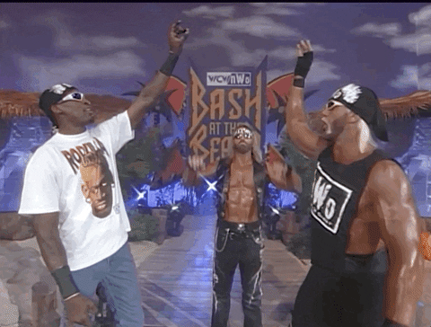 Nwo Hulk Hogan Dennis Rodman High Five GIF