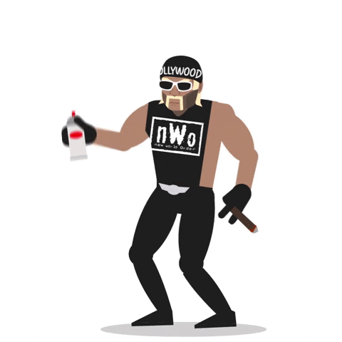 Nwo Hulk Hogan Smoking Animation GIF