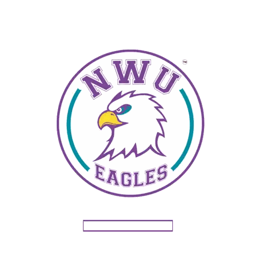 NWU Eagles Logo Bald Eagle