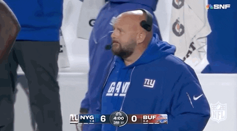 Ny Giants Brian Daboll Pinching His Nose GIF
