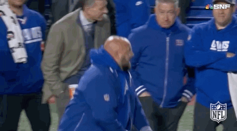 Ny Giants Coach Brian Daboll Punching Air GIF