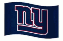 Ny Giants Daniel Jones Flag GIF