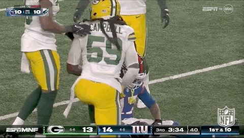 Ny Giants Player Sitting On The Ground GIF