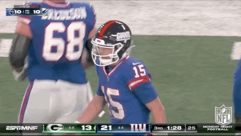 Ny Giants Tommy Devito Snapping Fingers With Teammates GIF