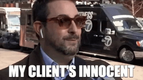 Nyc Attorney My Client Is Innocent GIF