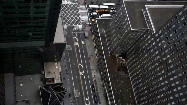 Nyc Rooftop Street View GIF