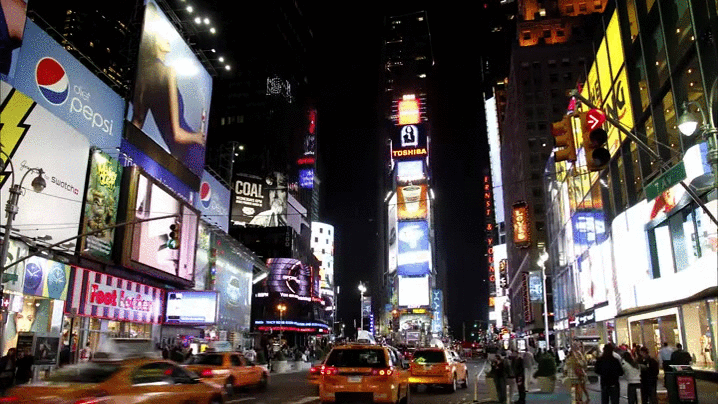 Nyc Times Square Night GIF