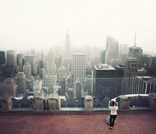 Nyc Top Of The Rock Cinemagraph GIF