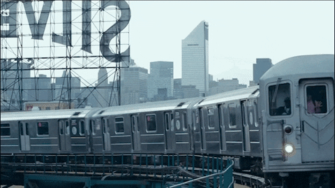 Nyc Train Queensboro Plaza GIF
