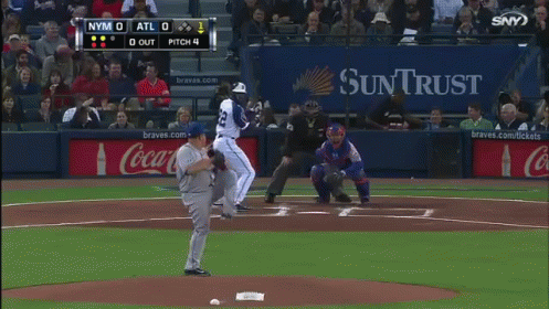 NYM vs ATL Baseball Game 9-0