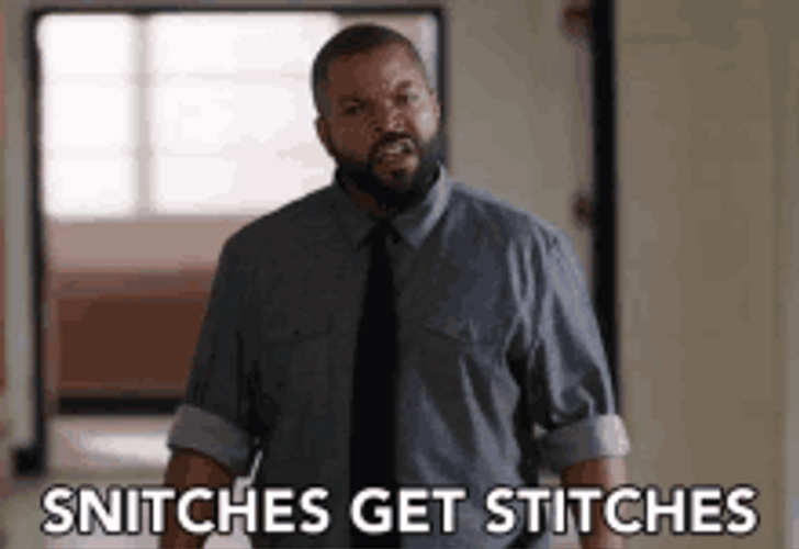 O'shea Jackson Ice Cube Snitches Get Stitches GIF