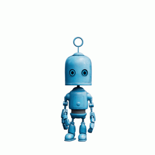 O2uk Turning Around Robot Dance GIF