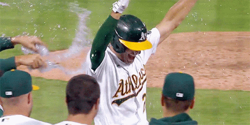 Oakland Athletics Matt Olson Win Home Run GIF