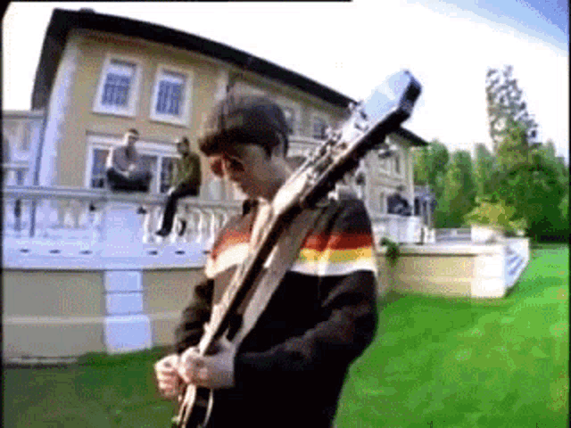Oasis Noel Lead Guitar GIF