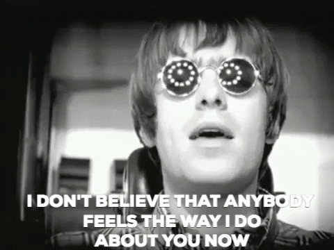 Oasis Wonderwall Music Video GIF