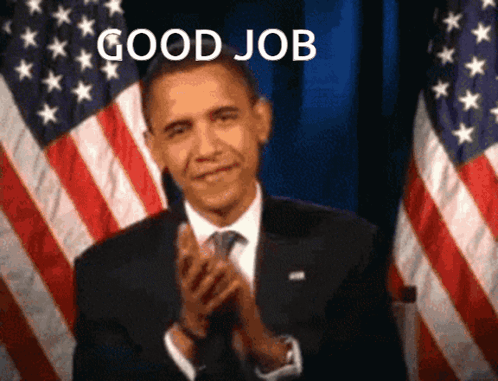 Obama Clapping Good Job GIF