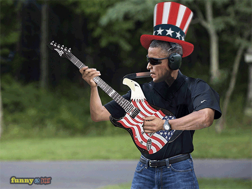 Obama Rocking Merica Murica GIF