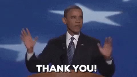Obama Thank You Speech GIF