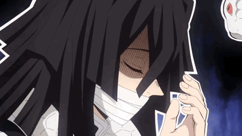 Obanai Doing Face Palm GIF