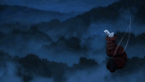 Obanai Jumping Into The Roof GIF