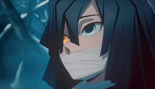 Obanai Pointing At Front GIF