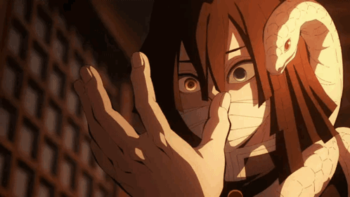 Obanai Tramblinig Hands GIF