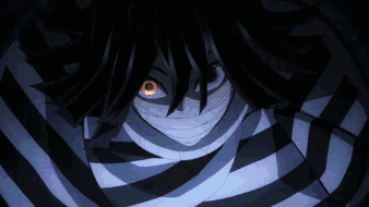 Obanai Wearing Striped Clothes GIF