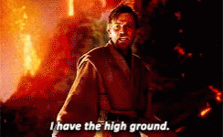 Obi Wan Kenobi Star Wars High Ground GIF