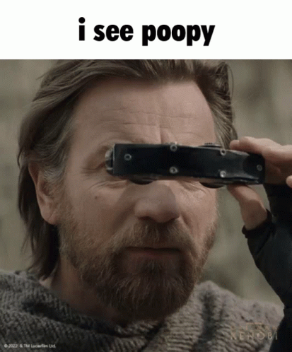 Obi Wan Kenobi Star Wars I See Poppy GIF