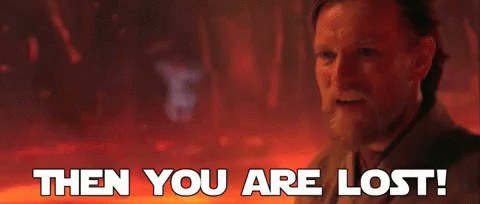Obi Wan Kenobi Star Wars You Are Lost GIF