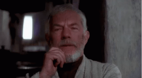 Obi Wan Kenobi Old Man Thinking GIF