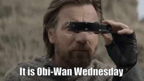Obi Wan Kenobi Star Wars Wednesday GIF