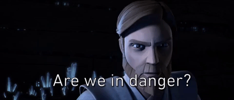 Obi-wan Kenobi Im In Danger GIF